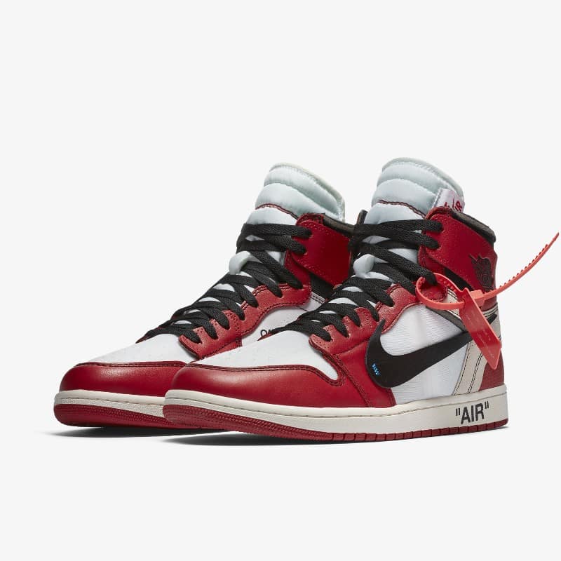 Jordan 1 white x off white hotsell